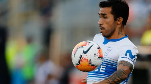 El atacante cruzado se mostró de buen ánimo previo al choque copero ante el Verdao.