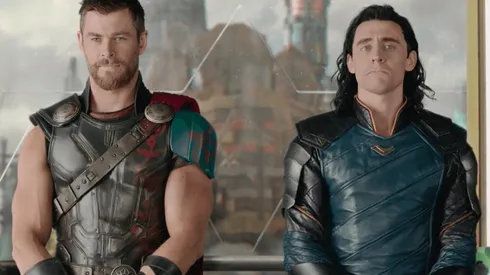 Thor y Loki en Thor: Ragnarok.