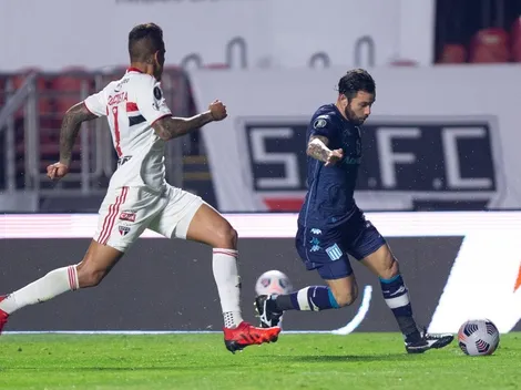 Keno Mena se perdió un gol increíble en el Morumbí