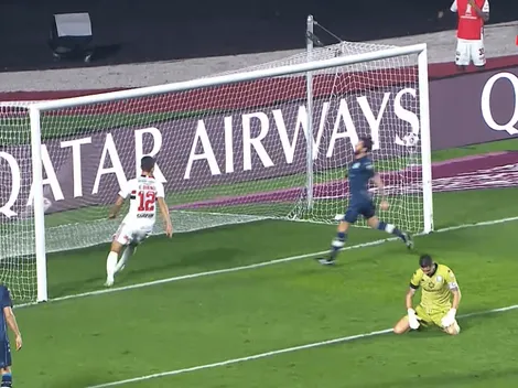 Condoro de Arias en gol de Sao Paulo y tapadón para Racing
