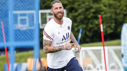 Sergio Ramos ya ha entrenado con el PSG.