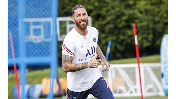 Sergio Ramos ya ha entrenado con el PSG.