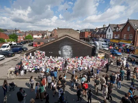 Hermoso: vecinos de Manchester restauran mural de Rashford