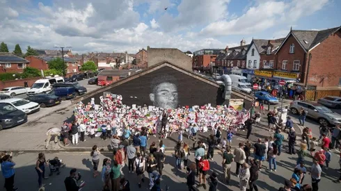 Mural de Rashford fue restaurado en Withington