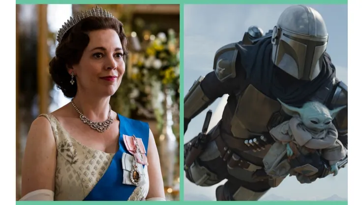 Olivia Colman protagoniza The Crown y Pedro Pascal encabeza The Mandalorian, las dos series que se alzan como favoritas de los Emmy 2021.