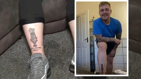 Al menos en su pierna Inglaterra fue campeón