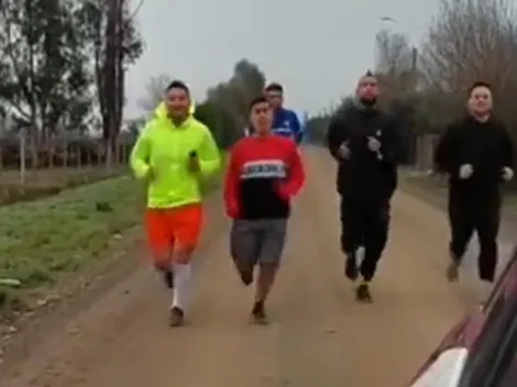 No para en vacaciones: el trote campestre de Arturo Vidal