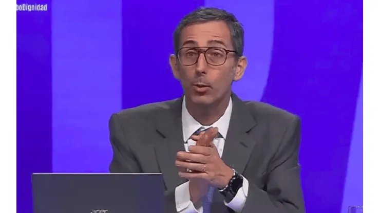 Matías del Río en pleno Debate Presidencial Primarias 2021.