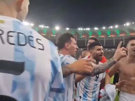 De Paul iba a burlarse de los brasileños, pero Messi lo frenó en seco