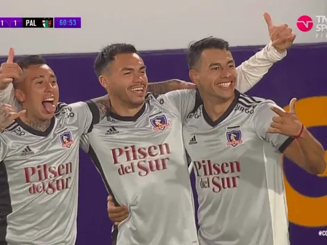 ¡Gol de Colo Colo! Martín Rodríguez empata ante Palestino