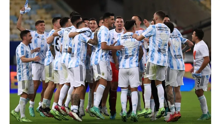 Argentina celebró a todo dar el título de la Copa América.