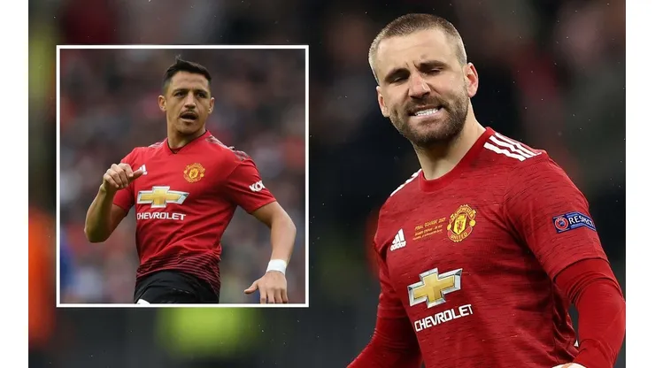 Luke Shaw compartió camarín con Alexis Sánchez