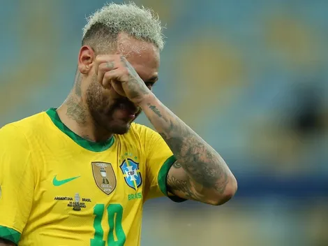 El llanto inconsolable de Neymar luego de perder la Copa