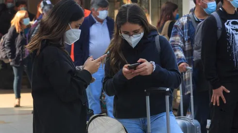 Fila en Terminal de Buses Sur