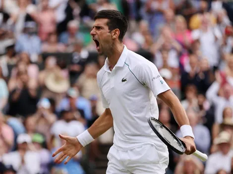 Djokovic pasa a la final de Wimbledon: va por marca de Federer y Nadal