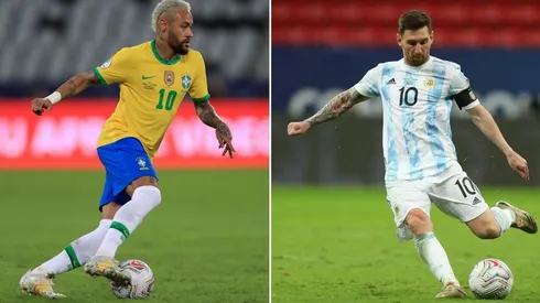 Neymar y Lionel Messi encabezan a Brasil y Argentina en la final.