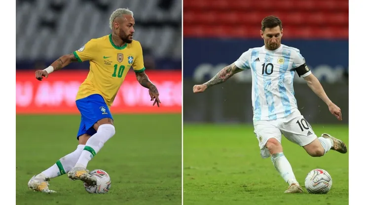Neymar y Lionel Messi encabezan a Brasil y Argentina en la final.