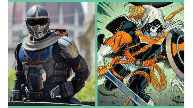Taskmaster en sus versiones de Black Widow y en los cómics de Marvel.