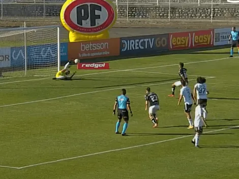 ¡Tapadón! Penal de Jiménez y Cortés salva a Colo Colo