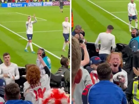 Emocionante: niña entra en trance tras recibir camiseta de Mount