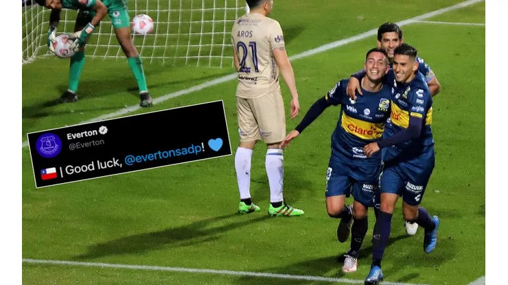 Everton recibe el apoyo desde Inglaterra para el choque en Copa Chile