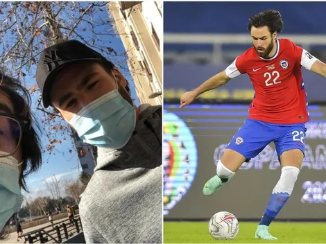 Más chileno que los porotos: Brereton visita Plaza Italia