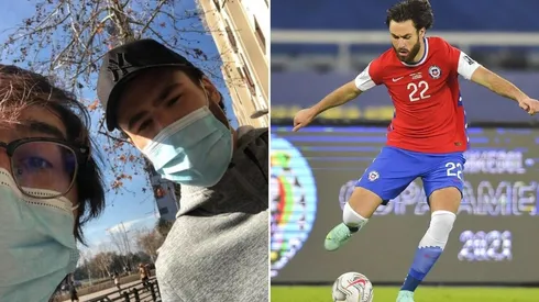 Un transeúnte se encontró con Big Ben en el emblemático lugar, y no dudó en pedirle una foto para el recuerdo.