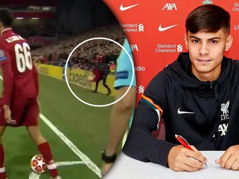 Pasapelotas estrella del Liverpool ya es profesional de los Reds