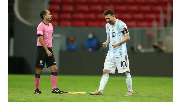 Messi celebró con todo