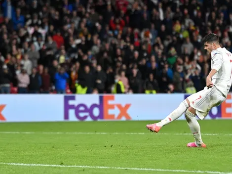 Luis Enrique defiende a Morata tras fallar el penal ante Italia