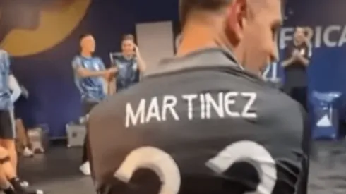 El arquero de la selección argentina se puso a bailar para festejar el paso a la final