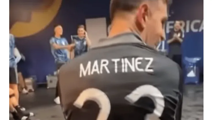 El arquero de la selección argentina se puso a bailar para festejar el paso a la final