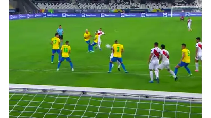 La mano de Thiago Silva que genera polémica en la Copa América
