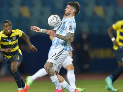 De Paul: "Lucharemos para darle una alegría a los argentinos"