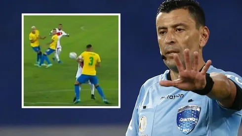 Roberto Tobar fue el árbitro del Brasil-Perú en la Copa América