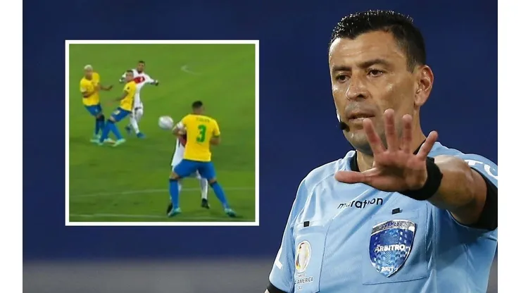 Roberto Tobar fue el árbitro del Brasil-Perú en la Copa América