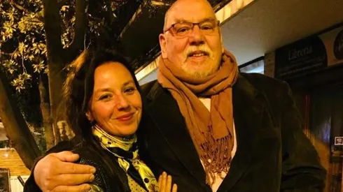 Adela Secall junto a su padre José Pepe Secall.