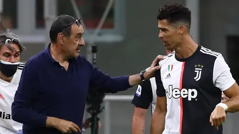 Sarri fue campeón con Cristiano Ronaldo en la Juventus