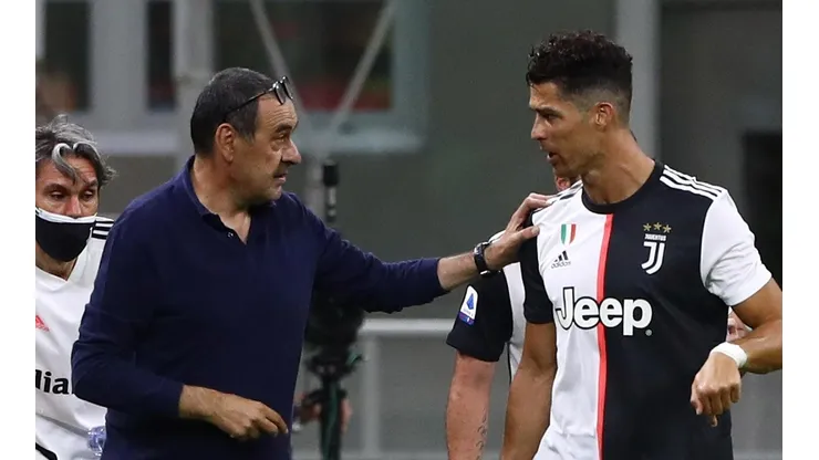 Sarri fue campeón con Cristiano Ronaldo en la Juventus