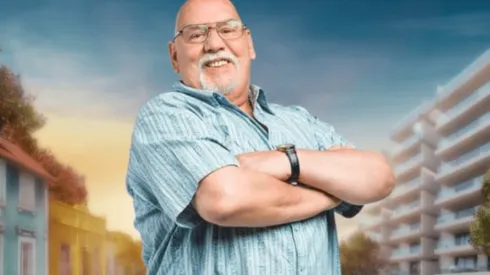 José Secall en una imagen promocional de la teleserie Gemelas, de Chilevisión.