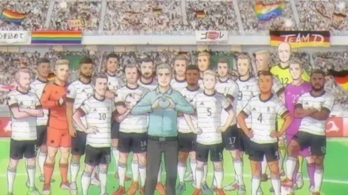 Kuntz y sus dirigidos emularon a Captain Tsubasa para anunciar el equipo olímpico.