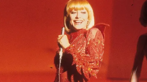 Rafaella Carrà con su inconfundible estilo.