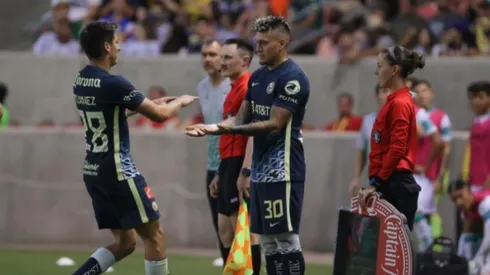 Nicolás Castillo volvió al fútbol en amistoso del América