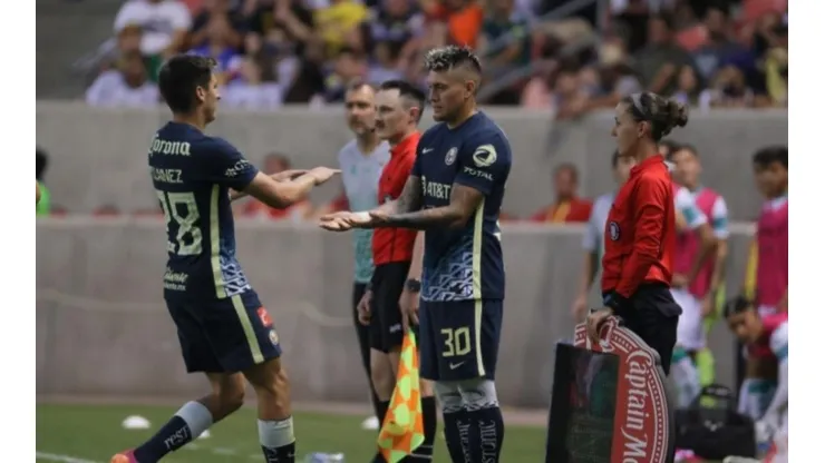 Nicolás Castillo volvió al fútbol en amistoso del América