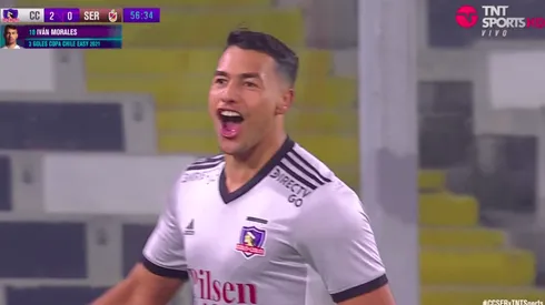 Iván Morales imparable esta temporada con su poder goleador en Colo Colo.