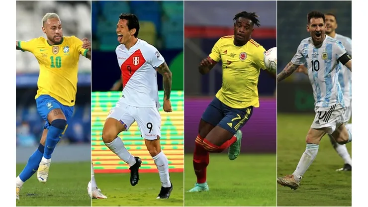 Brasil, Perú, Colombia y Argentina se enfrentan en semifinales de Copa América