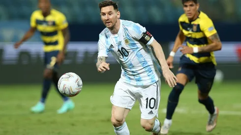 Scaloni evidenció toda su admiración por Messi.