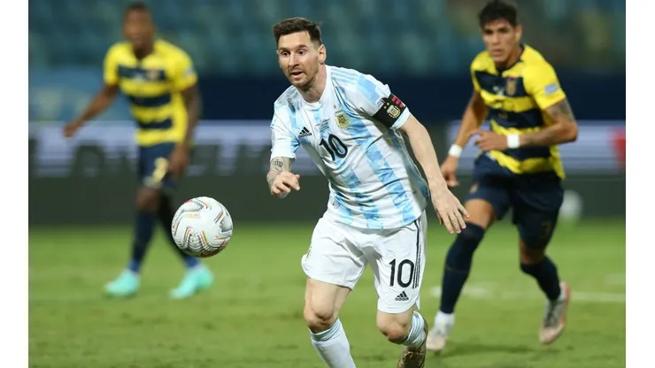 Scaloni evidenció toda su admiración por Messi.