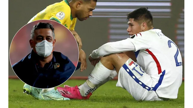 Palacios fue criticado tras la derrota de Chile ante Brasil