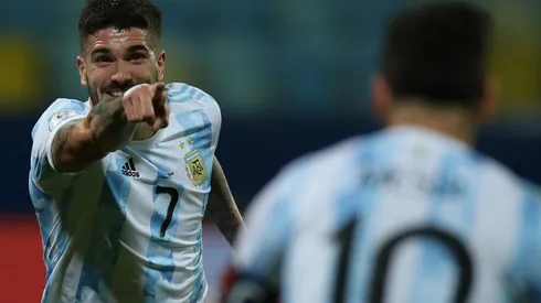 Gol de Argentina a Ecuador: Rodrigo De Paul pone el 1-0 parcial.
